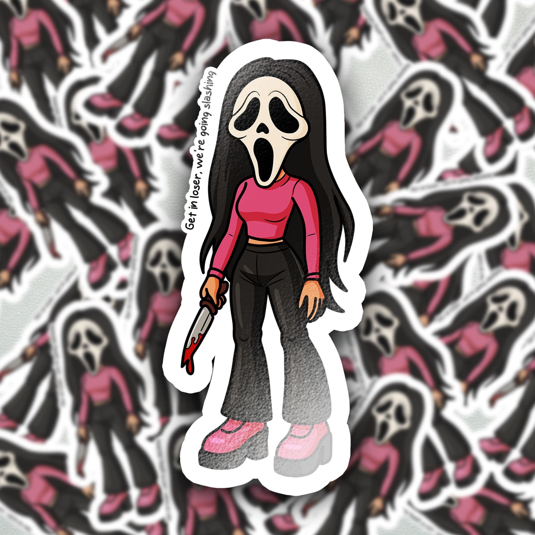 Killer Dollz Horror-Inspired Halloween Sticker - Image 5