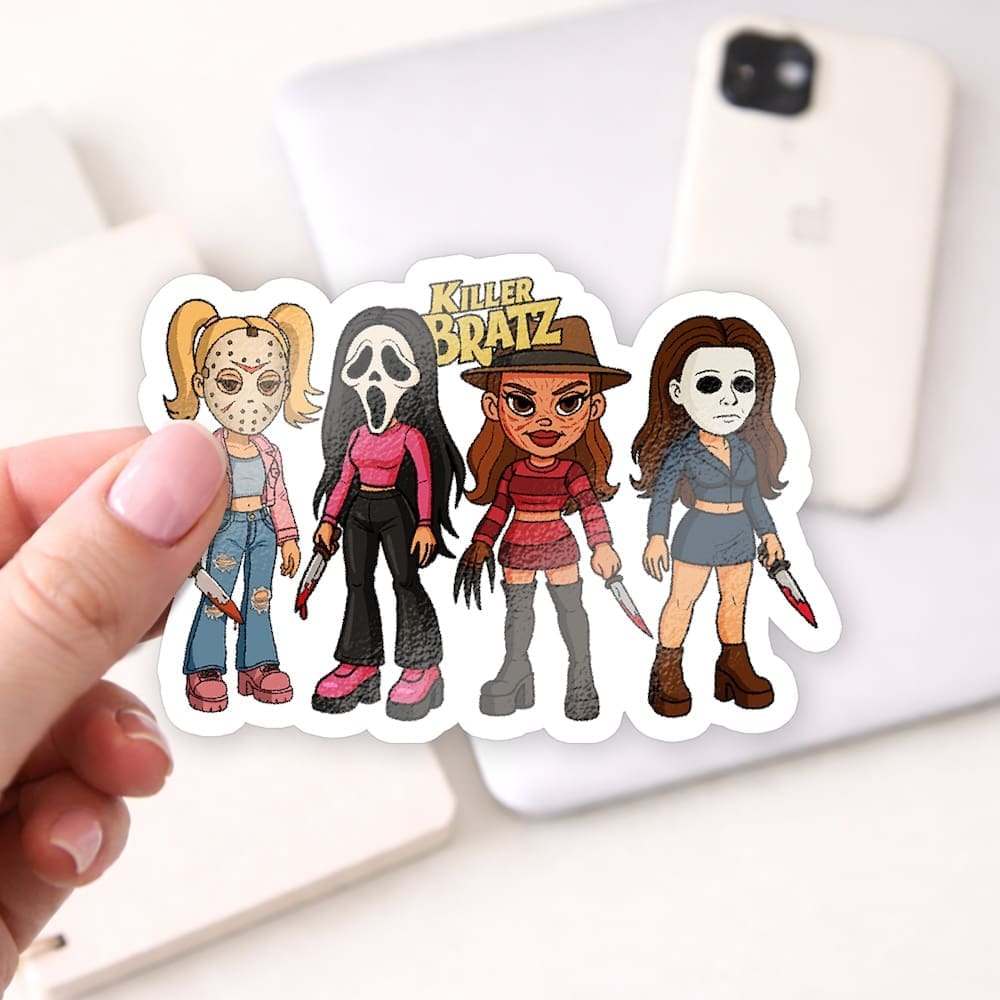 Killer Dollz Horror-Inspired Halloween Sticker - Image 3