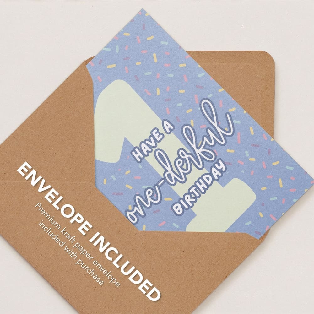 'Have A One-derful Birthday' 1 Year Birthday Card - Image 4