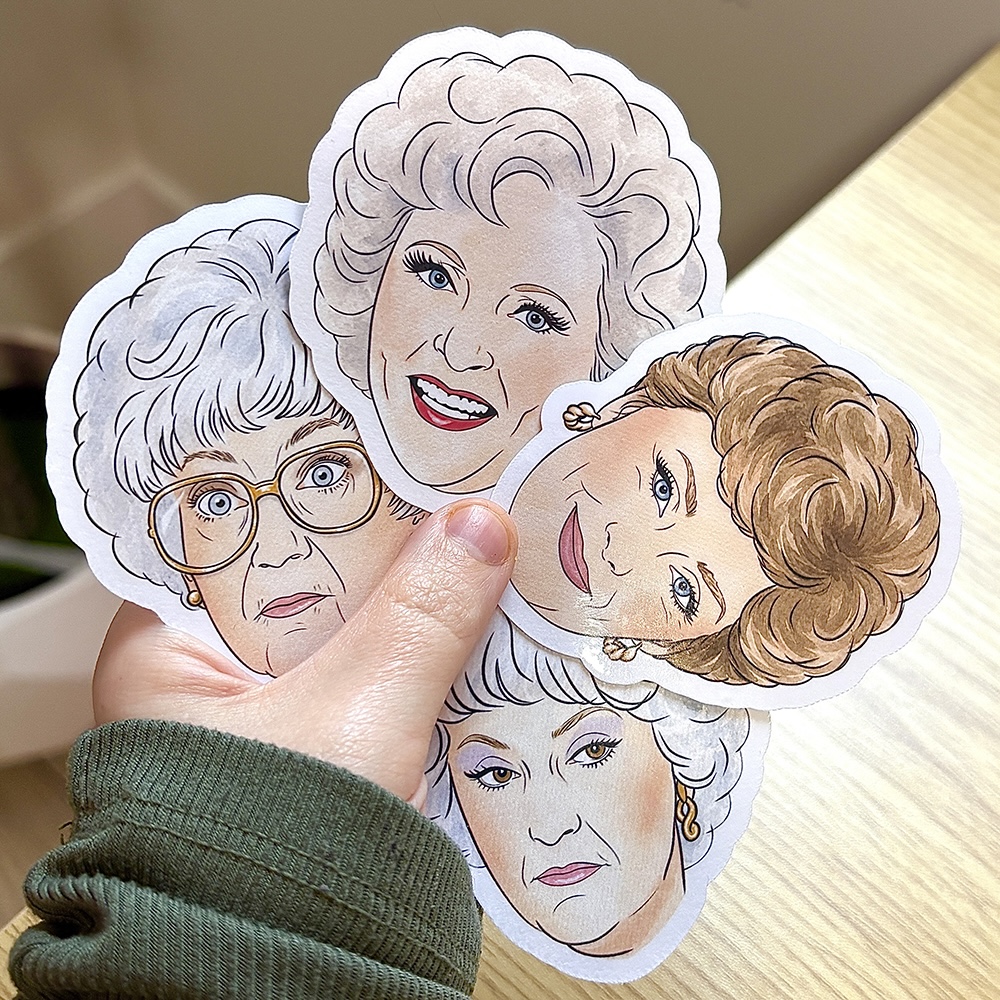 Golden Girls Stickers - Set of 4 or Individuals - Image 3
