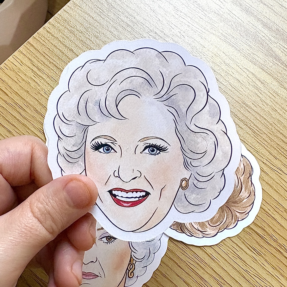 Golden Girls Stickers - Set of 4 or Individuals - Image 7