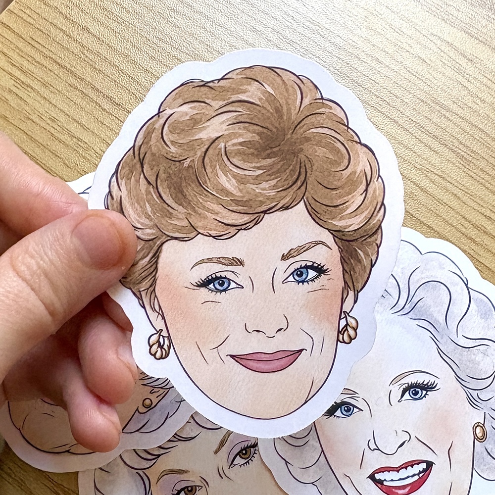 Golden Girls Stickers - Set of 4 or Individuals - Image 6
