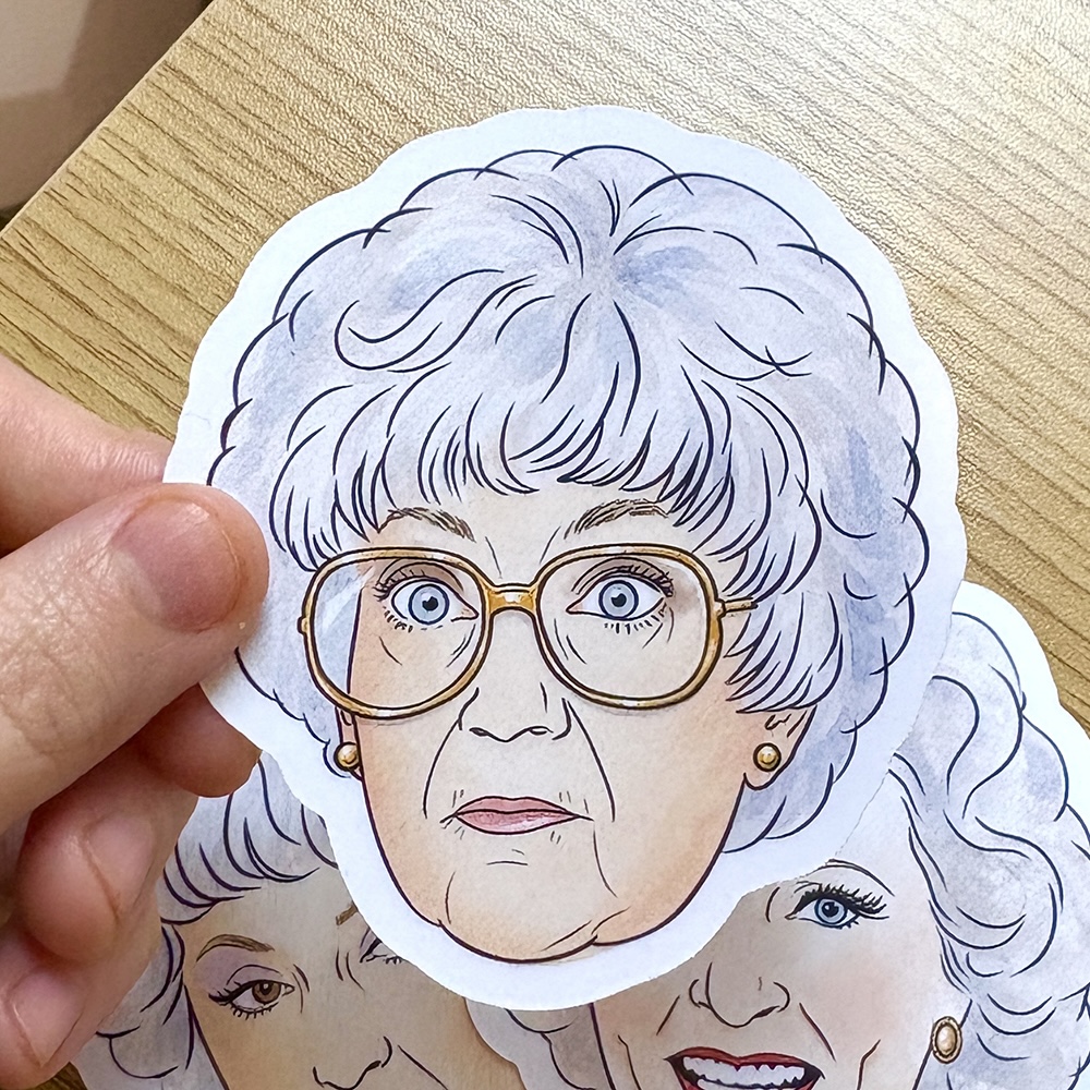 Golden Girls Stickers - Set of 4 or Individuals - Image 5