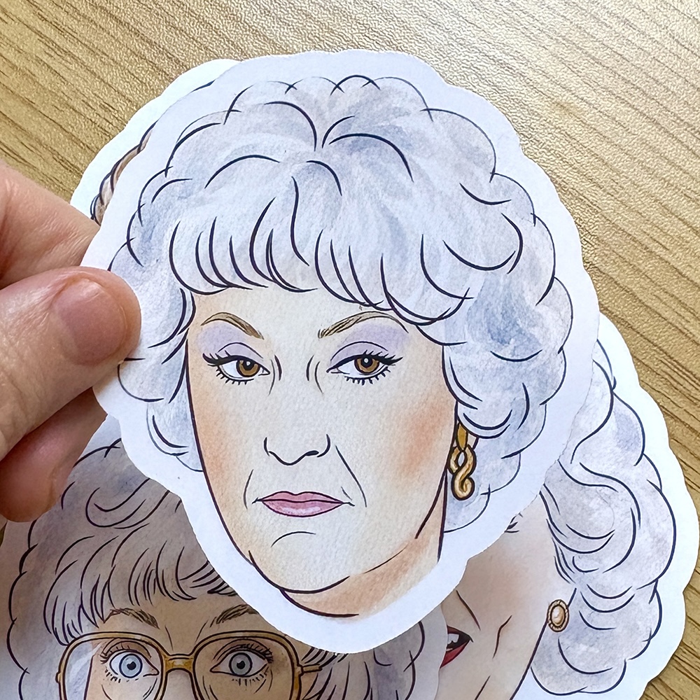 Golden Girls Stickers - Set of 4 or Individuals - Image 4