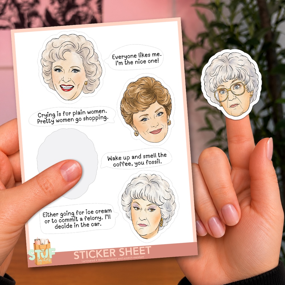 Golden Girls Sticker Sheet