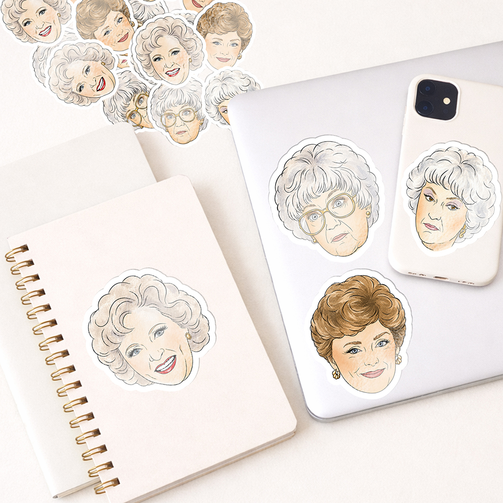 Golden Girls Stickers - Set of 4 or Individuals - Image 8